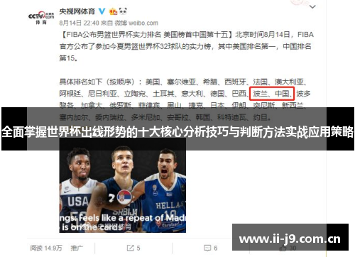 全面掌握世界杯出线形势的十大核心分析技巧与判断方法实战应用策略 全面掌握世界杯出线形势的十大核心分析技巧与判断方法实战应用策略